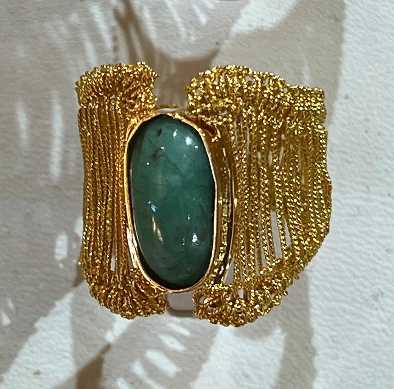 Anillo Macramé Oval