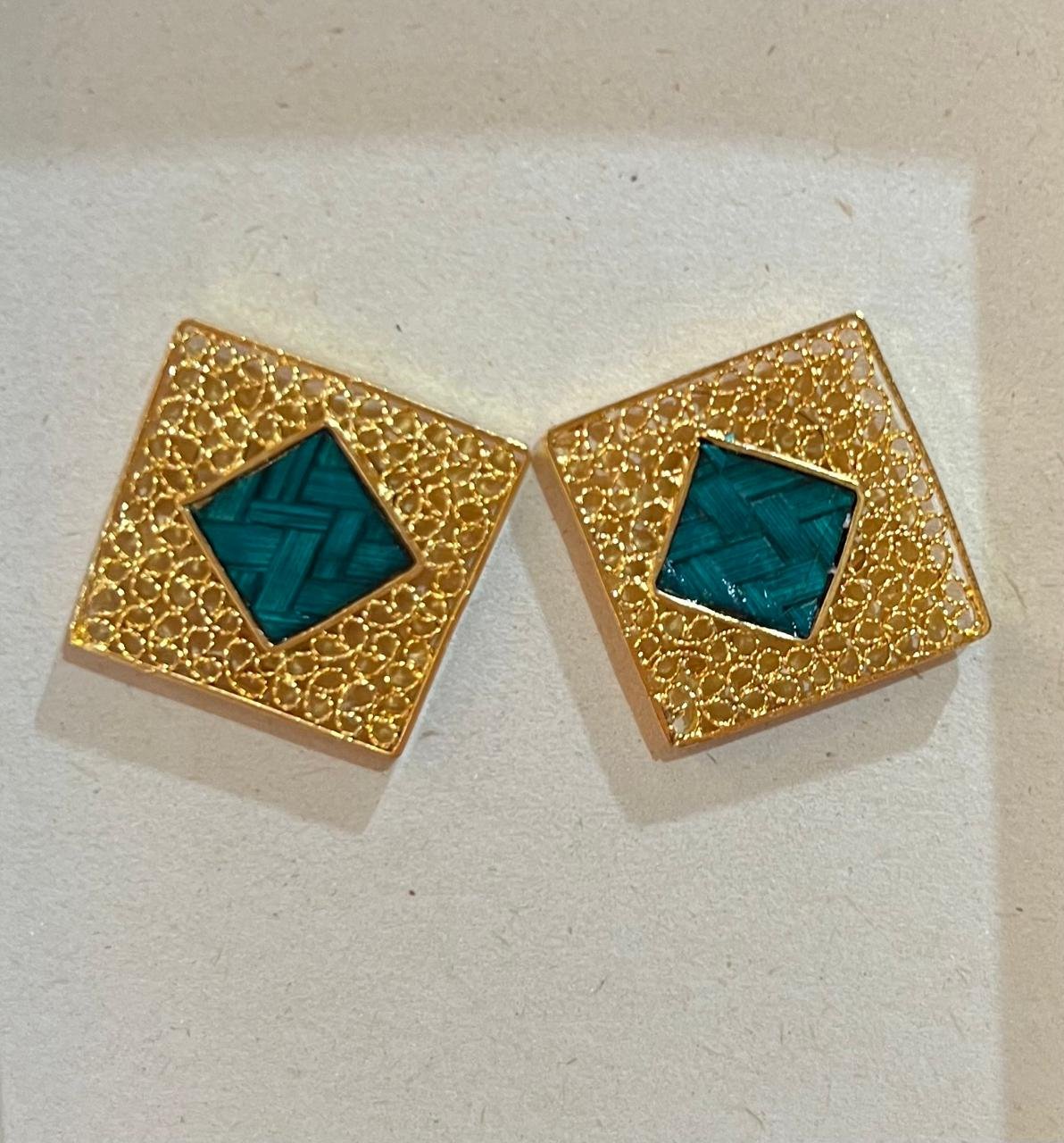 Aretes Cuadro Geométrico