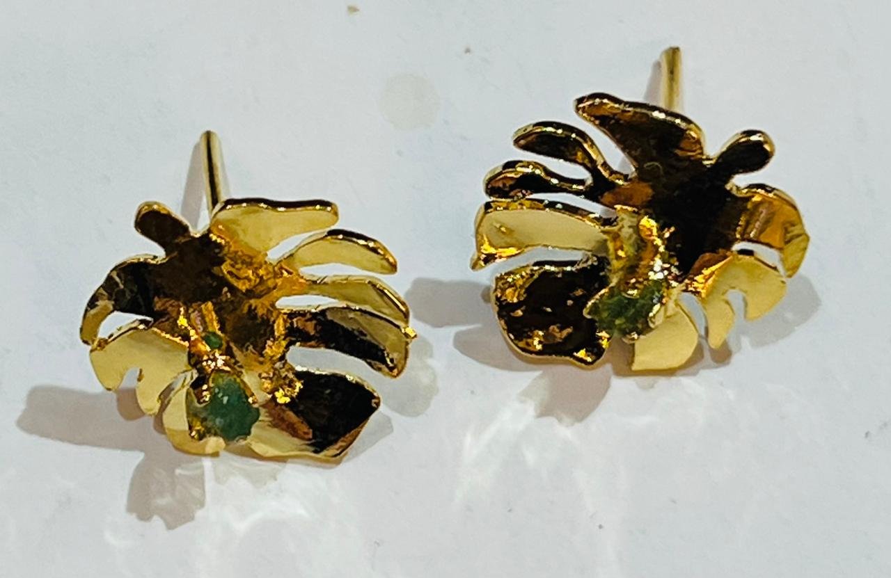 Aretes Hoja Monstera