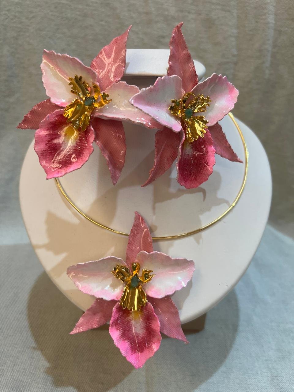 Conjunto Orquídea Rosada